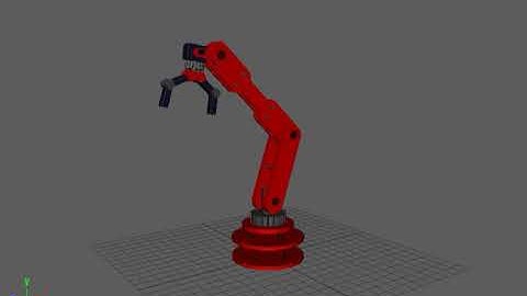 Mechanical Arm Practice -Autodesk Maya