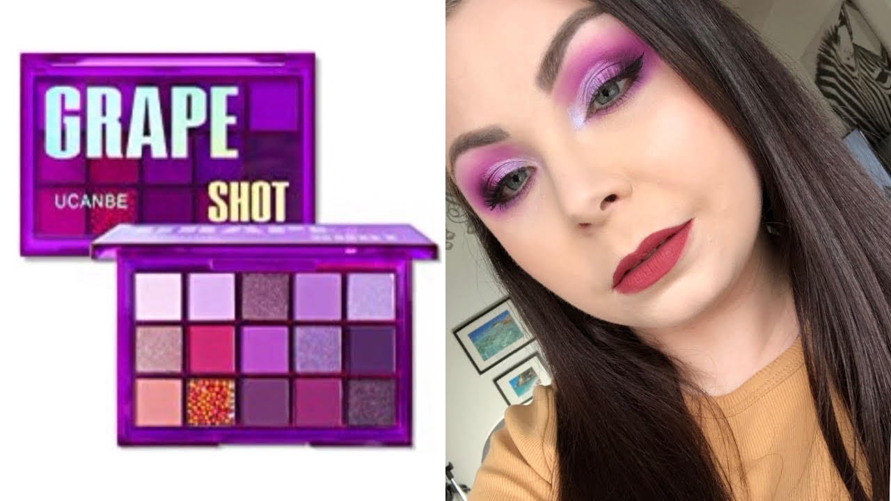 Ucanbe Grape Shot Palette Tutorial Swatches Review YouTube