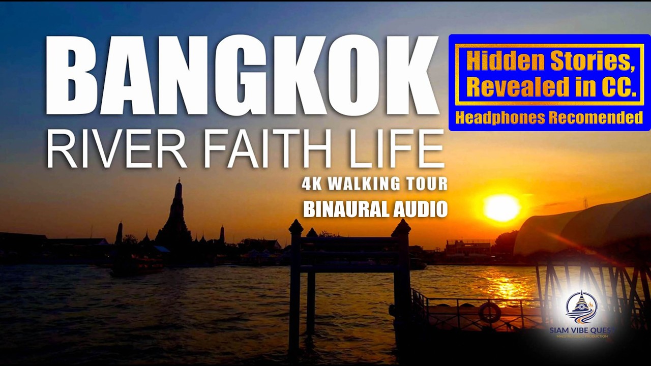 BANGKOK: RIVER FAITH LIFE | 4K Walking Tour