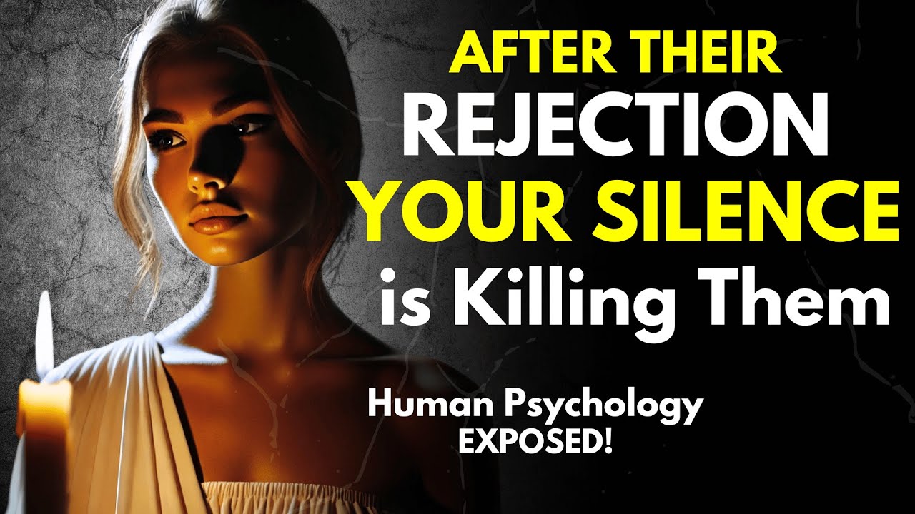 Your Silence After their Rejection is Killing Them (Dark Psychology) |Stoicism