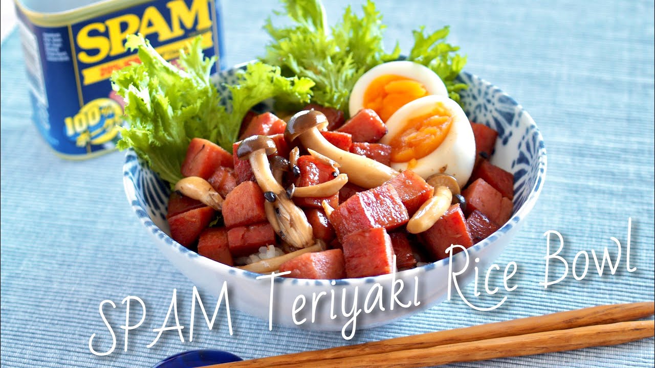 SPAM Teriyaki Rice Bowl (Addictive Luncheon Meat Recipe), OCHIKERON