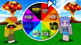 TNT roulette in minecraft