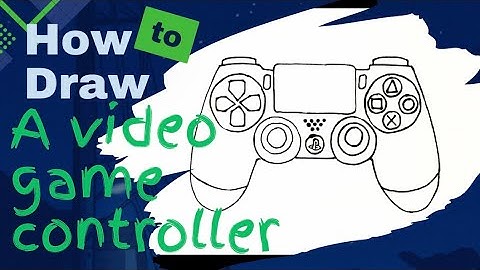 How to draw a video game controller | PS5 | easy step by step guide for beginners