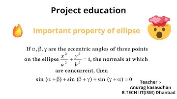 sin(α + β) + sin(β + γ) + sin(γ + α) = 0 | IIT JEE Maths | important concept #projecteducation #jee