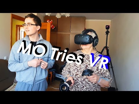 Grandmother Tries VR for the First Time - English Subtitles