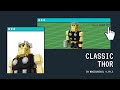 Classic Thor Voxel Art in Magicavoxel 0.99.6 - Speed Art