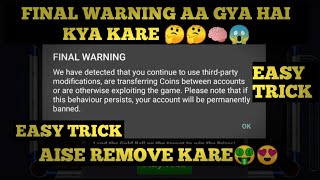 FINAL WARNING REMOVE KARE/EASY TRICK/SAFE METHOD