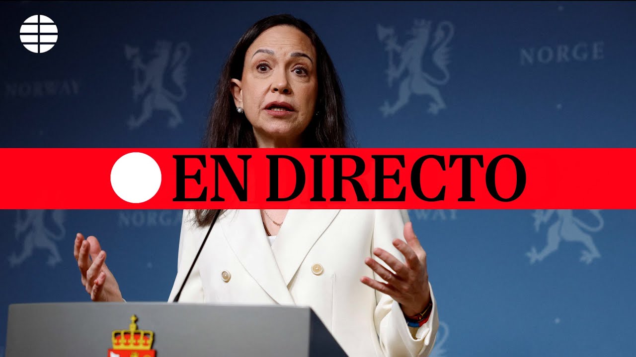 🔴 DIRECTO | Rueda de prensa de María Corina Machado desde Oslo