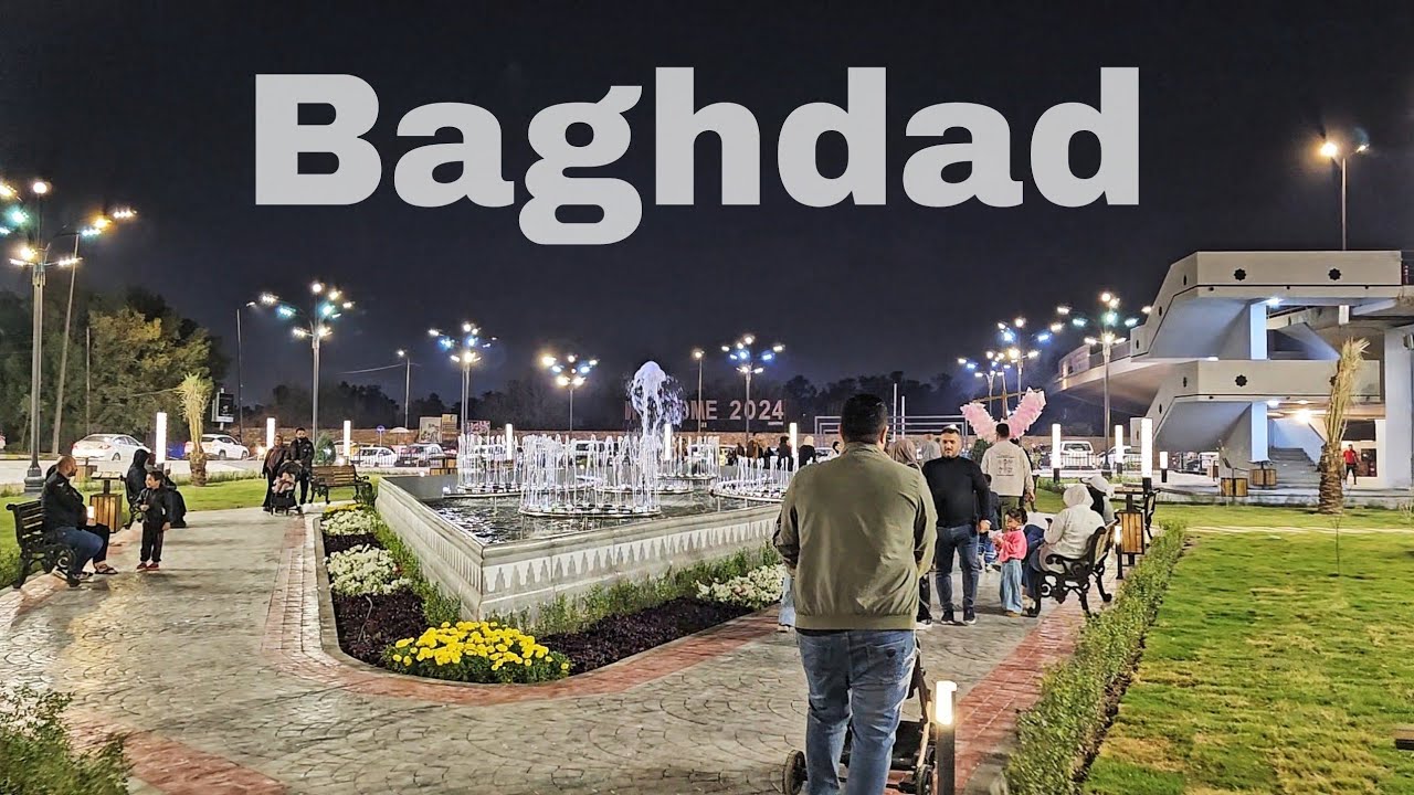 Ramadan in Iraq, Night Walk on Qadisiyah Corniche | Baghdad 2024