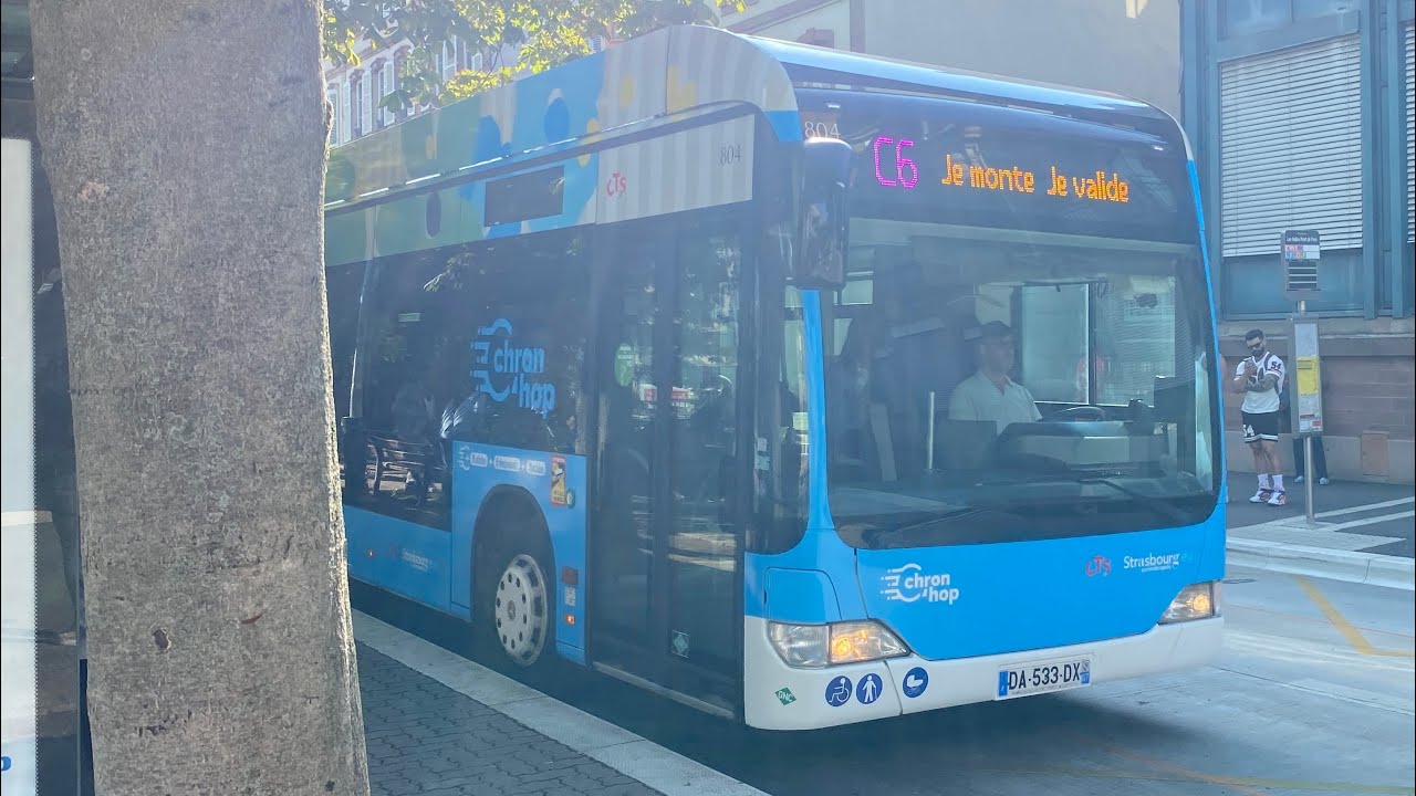MERCEDES Citaro G BHNS GNC - C9 - Réseau CTS [STRASBOURG] - HOENHEIM Gare à Les Halles Pont de Paris