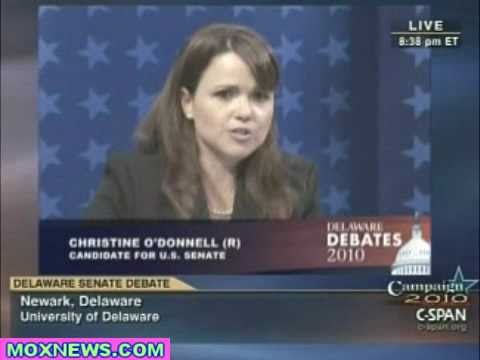 Christine O'Donnell VS Chris Coons Delaware Senate...