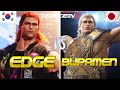 Tekken 8  edge rank 1 hwoarang vs buppamen91 rank 1 steve fox  ranked matches