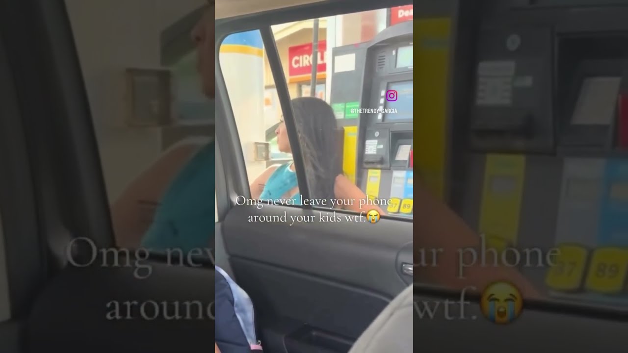 That S My Mom Putting Gas The Car