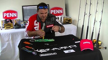 How to rig twin hook skirted lure