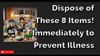 Throw these away immediately  8 household items!