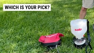 Solo Hand Spreader vs. EarthWay Hand Spreader - Which One is Best!!