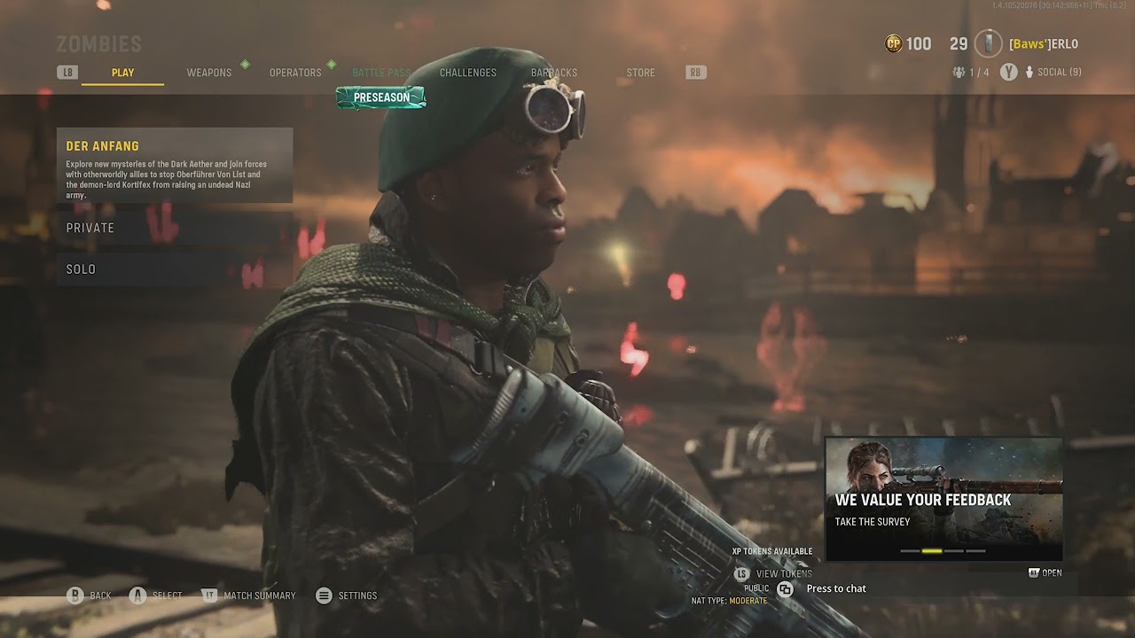 Call of Duty Vanguard Zombies Crossplay YouTube