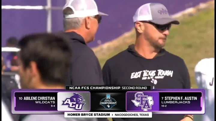 NCAAF 2025 FCS Playoffs Second Round Abilene Christian vs Stephen F. Austin
