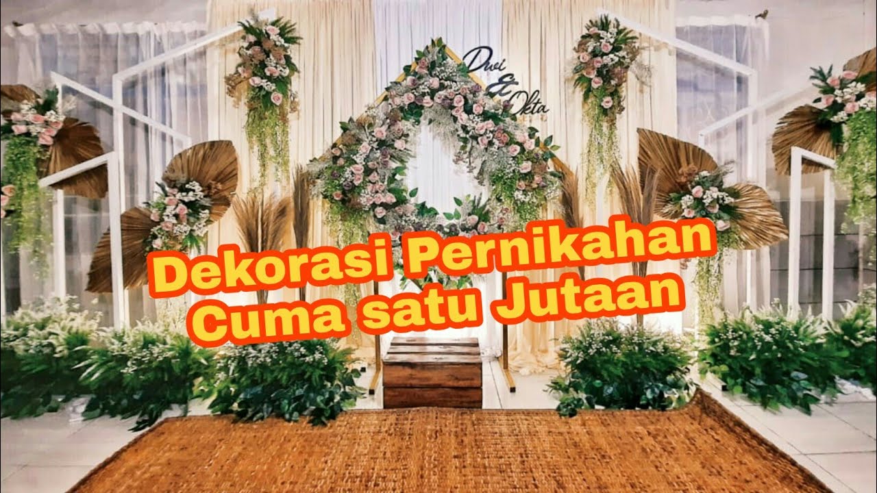  DEKORASI  PERNIKAHAN  TERBARU MURAH  YouTube