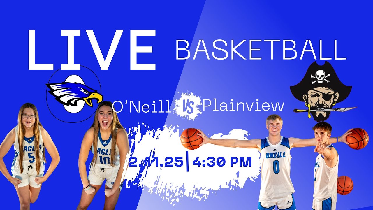 Live Oneill High School V Plainview Basketball Youtube 