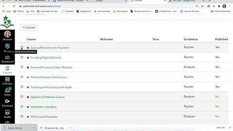 Canvas: Creating a Course and Adding Other Teachers