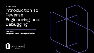Introduction to Reverse Engineering and Debugging