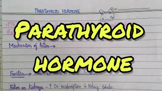 Parathyroid Hormone | Biochemistry | Easy & Important |