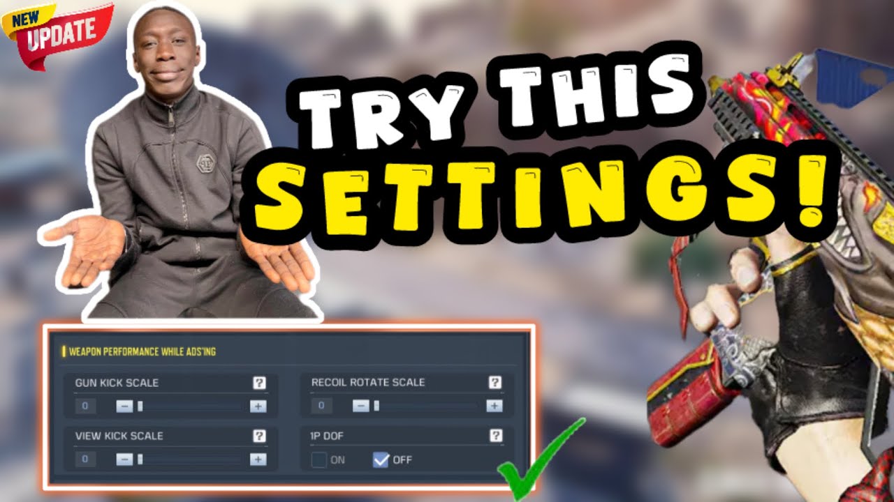 Pro Codm Setup TOP 5 PRO SETTINGS IN CALL OF DUTY MOBILE (CODM) // #callofduty #shorts ...