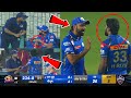 Huge Drama between Rohit Sharma and Hardik Pandya during MI vs DC last over  MI vs DC highlights