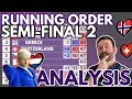  semifinal 2 running order analysis  eurovision 2024