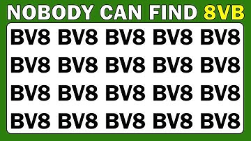 Find The Odd One Out | Check Your Observation Fast Skills 🎩👁️ | Number and Letter Edition.