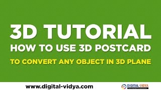 Photoshop 3d Tutorial - 3d Postcard Effect
