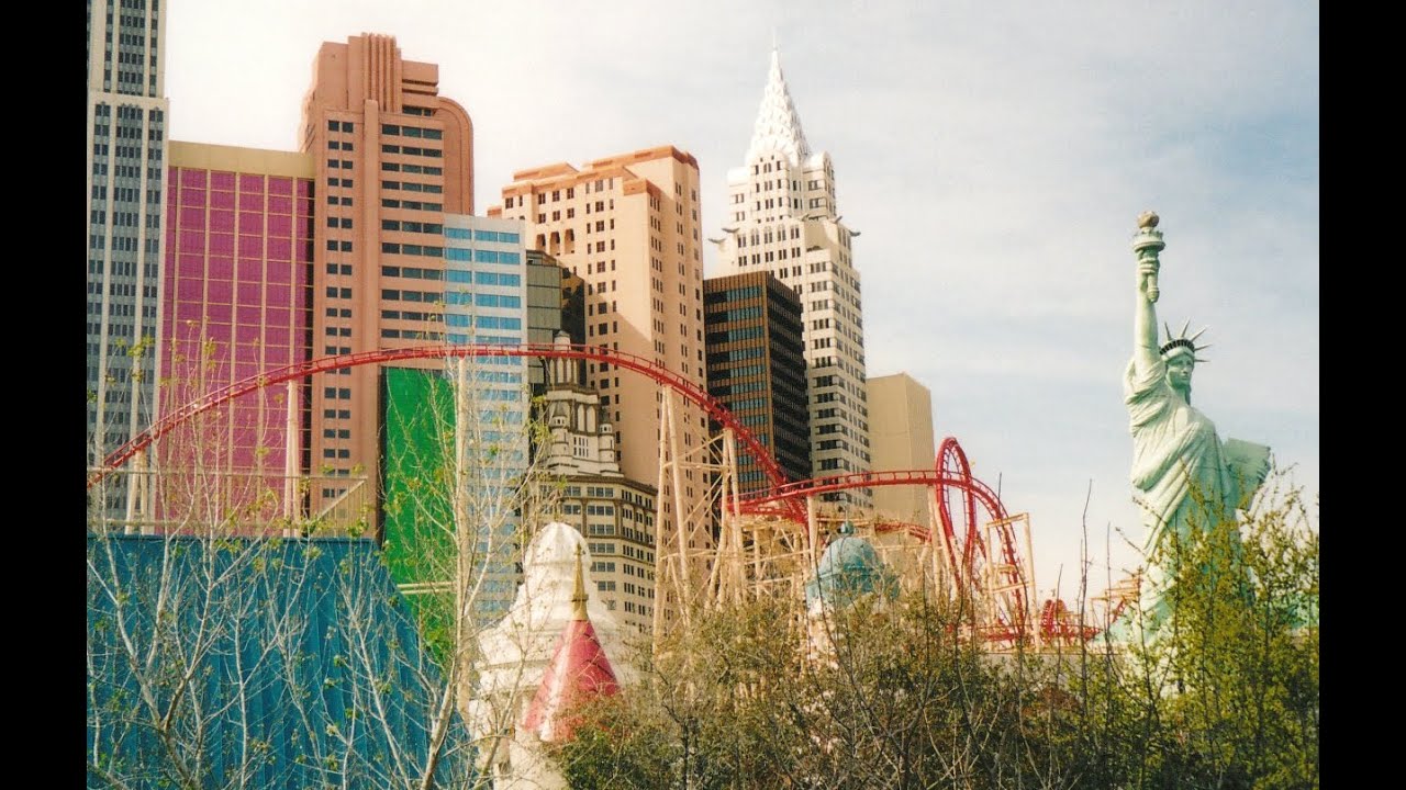 Big Apple Coaster front seat on-ride HD POV New York, New York Hotel &  Casino 