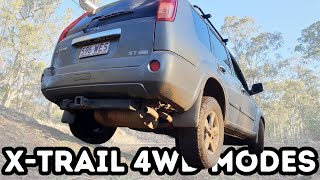 NISSAN X-TRAIL 4WD MODES - Practical 4wding NISSAN X-TRAIL 4WD MODES - Practical 4wding