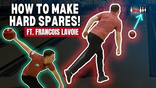 How To Shoot Spares!! | Multi-Pin + Splits | PBA | Ft. Francois Lavoie
