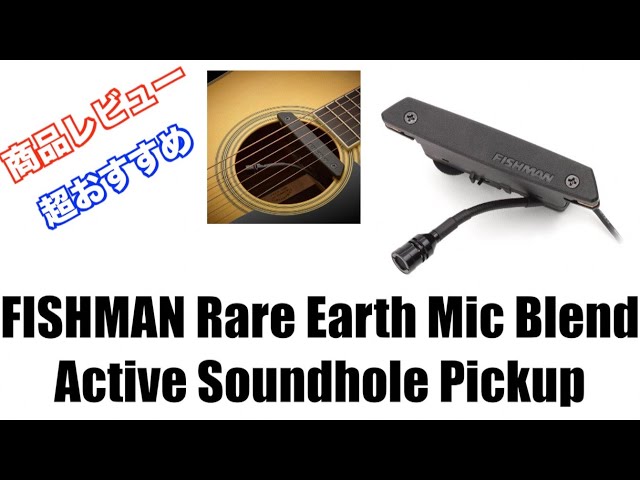 商品レビュー】FISHMAN Rare Earth Mic Blend Active Soundhole Pickup ...