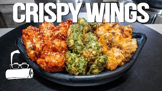 CRISPY CHICKEN WINGS FROM THE OVEN (AND THE SECRET TO GETTING THEM THAT WAY) SAM THE COOKING GUY