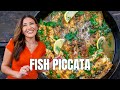 The Easiest 20 Minute Fish Recipe EVER! | The Mediterranean Dish