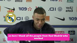 Kylian Mbappé talks about joining Real Madrid for the first time!!🇨🇵🤍🗣️