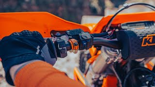 2024 KTM EXC XC-W MODELS - MAP SWITCH &amp; TRACTION CONTROL &amp; QUICKSHIFTER