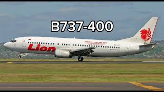 Fleet Lion air 1999-2023