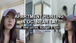 Apartment Hunting in Orange County near LA!  ft. rent prices, budget \& tips