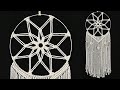 DIY Atrapasueños en MACRAME ( paso a paso) | DIY Macrame Dreamcatcher Tutorial