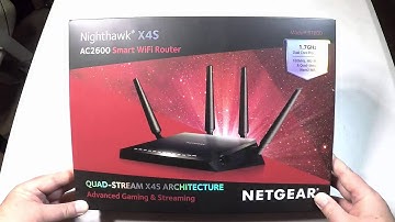 Netgear AC2600 Nighthawk X4S Smart WiFi Gaming Router Unboxing Review