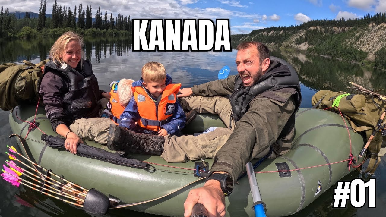 8 Tage jagen, angeln Wildnis Flusstour Kanada | Folge 1