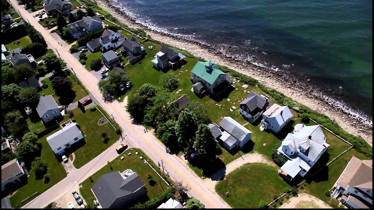 Aerial Footage of 29 Nubble Road in York Beach Maine YouTube