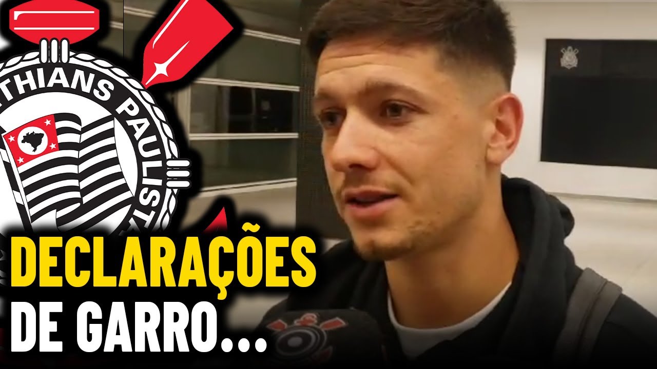 ESSAS FORAM AS FALA DE RODRIGO GARRO APÓS CORINTHIANS 3X0 RACING-URU ...