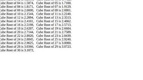 Javascript Program to show Cube Root. Thanks for watching.