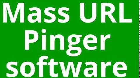 MASS URL PINGER Tool for Pinging your Links to 82 Search Engines