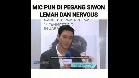 Choi Siwon Funny Moments with Mic